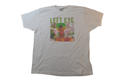 Cross Colours Mens Lisa Left Eye Lopes White Shirt NWT 2XL, 3XL
