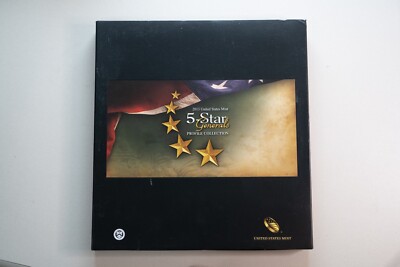 2013 US Mint 5-Star Generals Profil Collection in Original Box+Generals Booklet