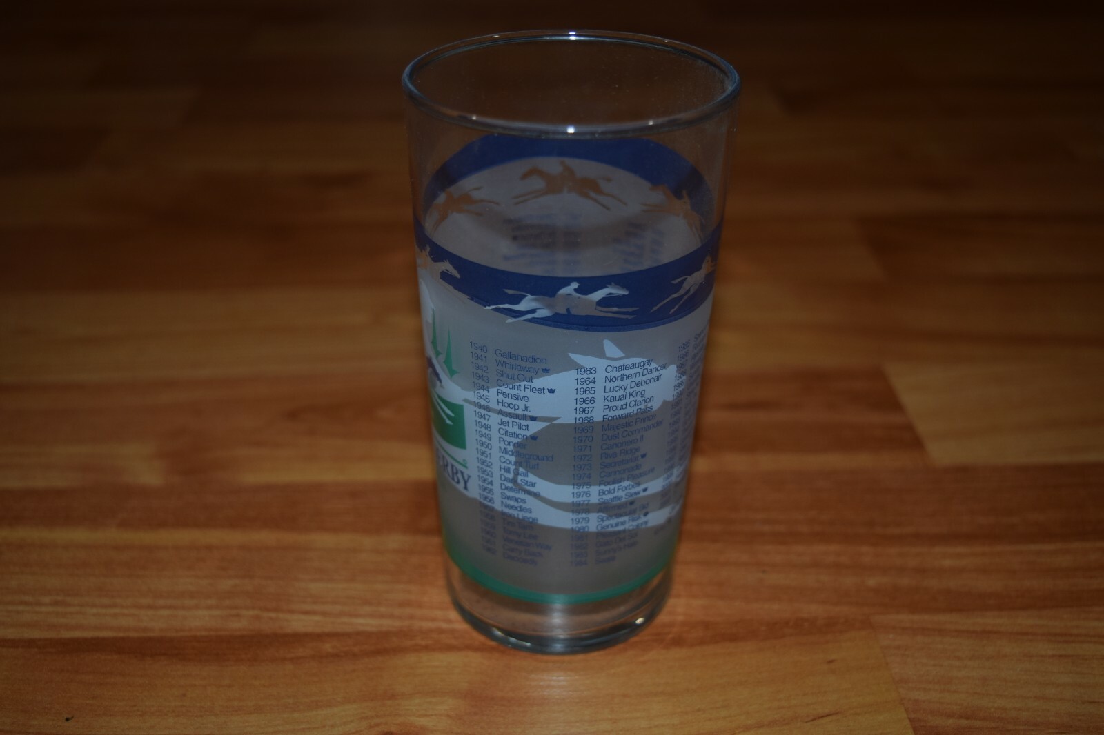 128th Kentucky Derby Collectible Glass