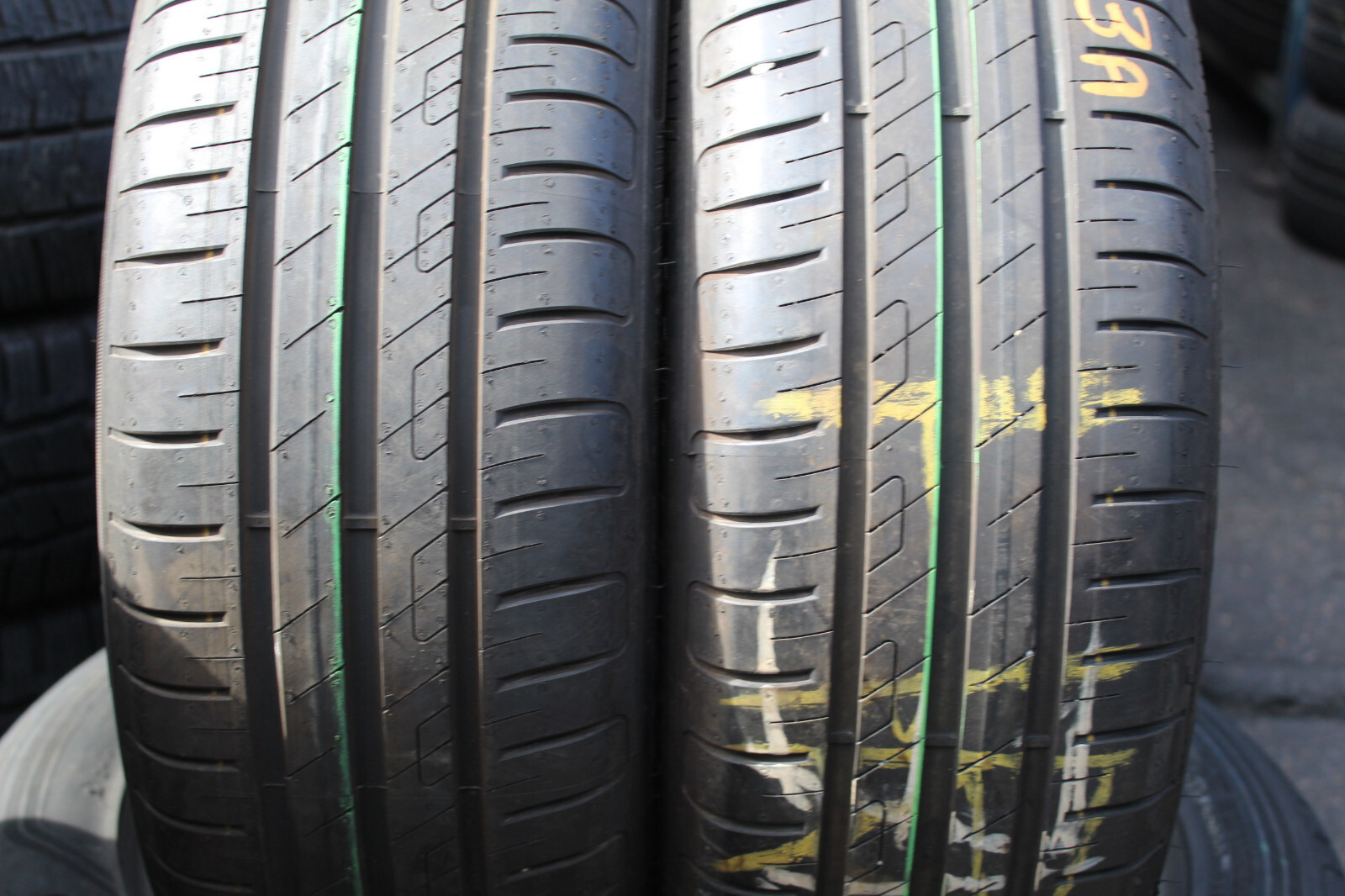 New 195 55 16 Goodyear, Efficient Grip, XL, 91V, x2 A Pair (F1_tyres) L2903