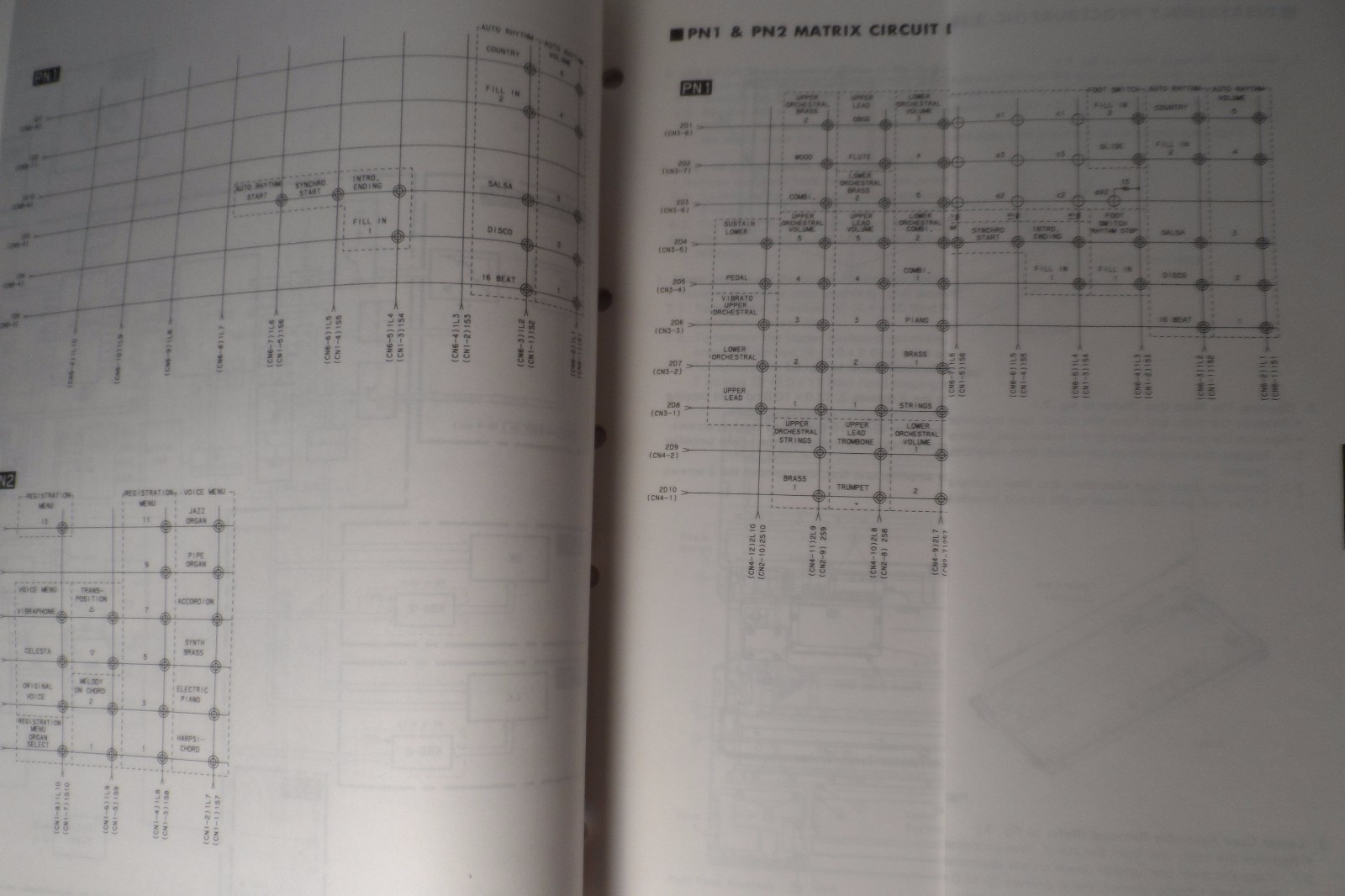 Original Yamaha Electone HC-2/HC-4 SERVICE Manual