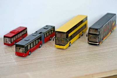 Siku super Konvolut Bus Park Ride 1617 Metal-Tours 3732 Doppelstock 1884