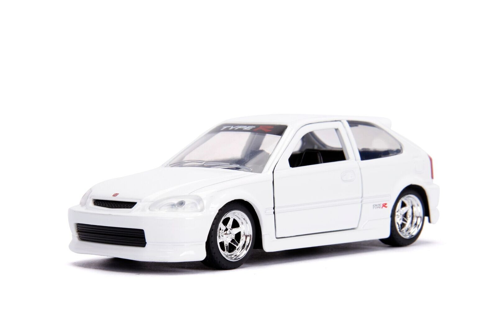 ミニカー Honda Civic Type R 1997 JADA JDM TUNERS 1997 HONDA CIVIC EK TYPE R WHITE 1:32