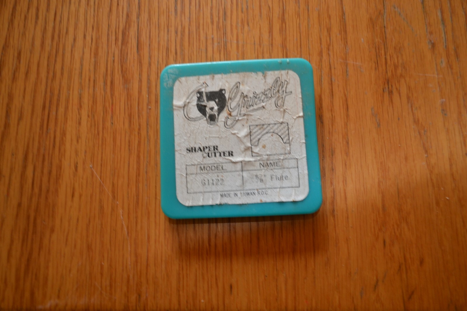 Grizzly 5/8 flute shaper cutter.