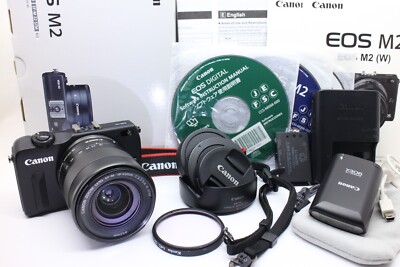 [MINT  in Box] Canon EOS M2 Mirrorless Digital Camera w/EF-M 18-55 IS STM #40616
