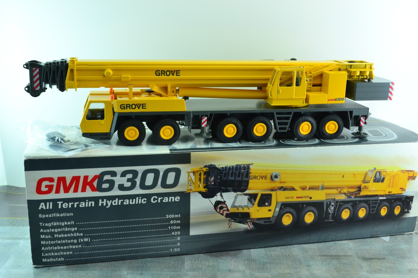 Conrad 2091/01 GROVE GMK 6300 Telescopic Crane Diecast Metal Conrad 2091/01 GROVE GMK 6300 Telescopic Crane Diecast Metal