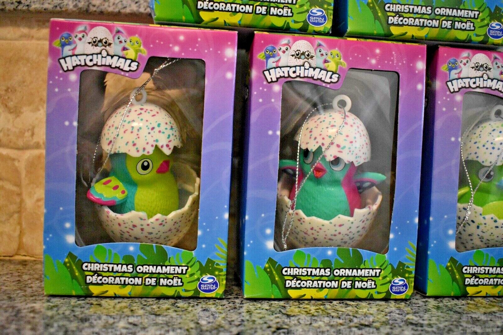 Hatchimals Ornaments Lot of 5 Different Hatchimals BRAND NEW IN BOX