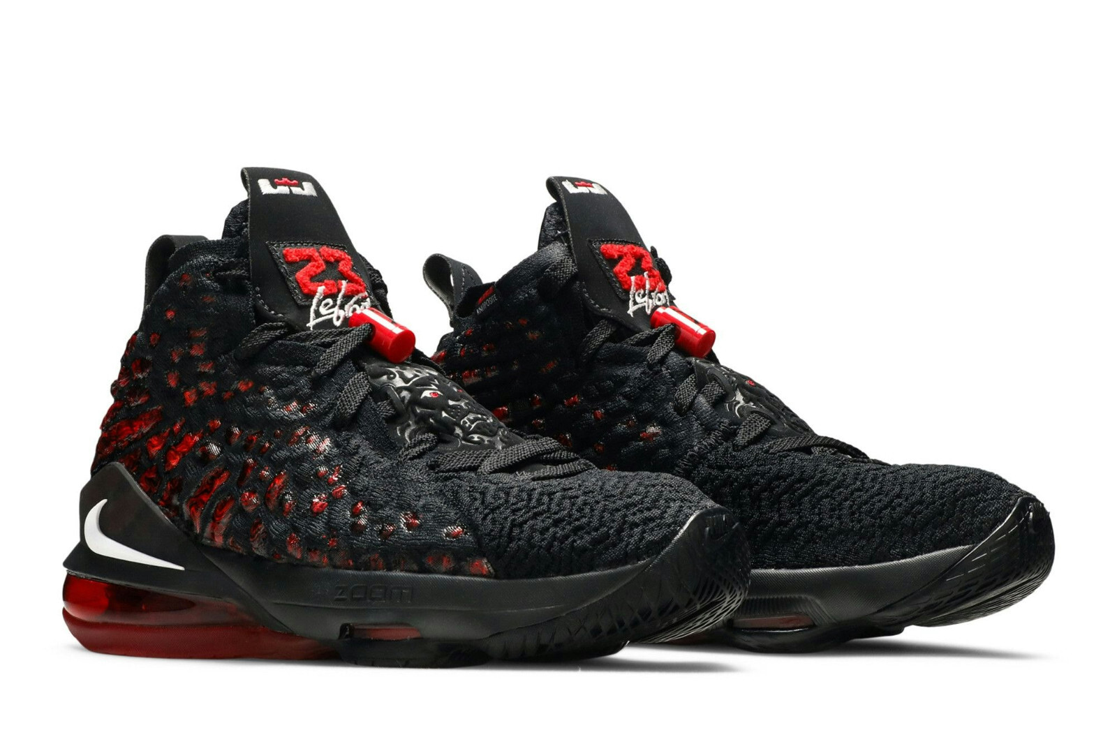 シューズ(男性用) NIKE LEBRON XVII \"INFRA RED\" 27cm Nike LeBron XVII 17 NBY Infrared VI Red Black Mens Shoes