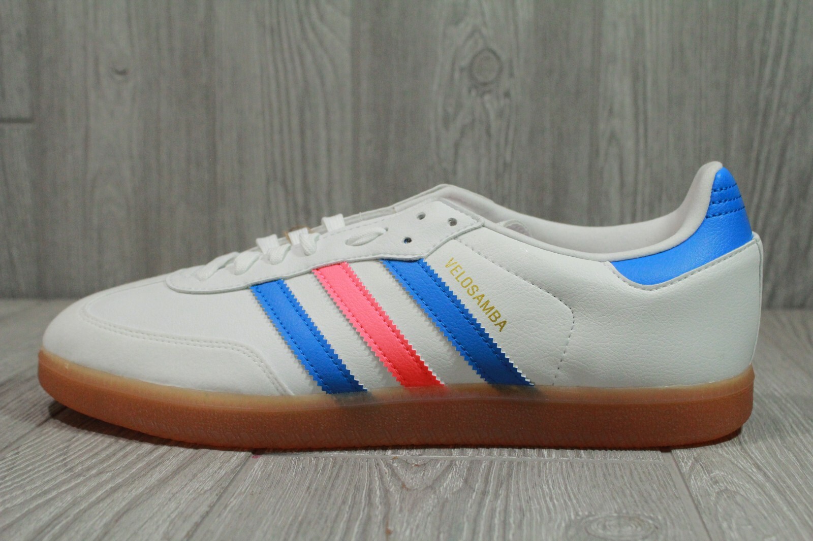 Adidas Velosamba Cycling Mens 9 10.5 12.5 Sneaker White Blue