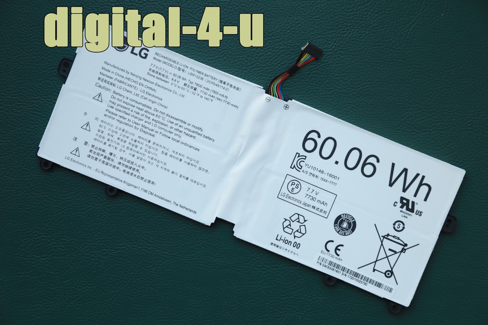 安い質屋 Gram 14zd970-g.ax5nl 7.7V 60.06Wh lg ノート PC ノート