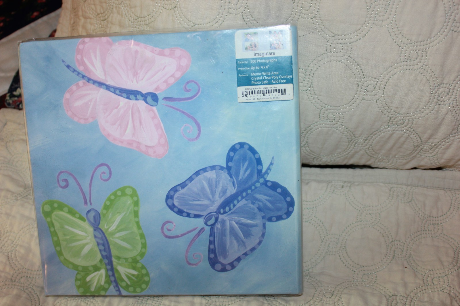 Blue Butterflies 200  4 x 6  Memories PhotoBook Album Cover 8 x 8 new