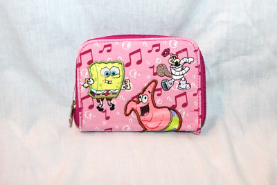 NEW IN BAG  SPONGEBOB SQUAREPANTS PINK MUSIC COIN WALLET