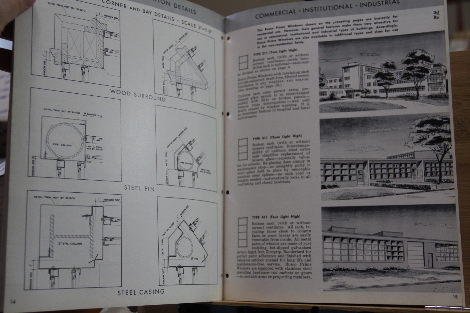 Brochure Rusco Prime Window F. C. Russell Company Cleveland Ohio Vintage 1951