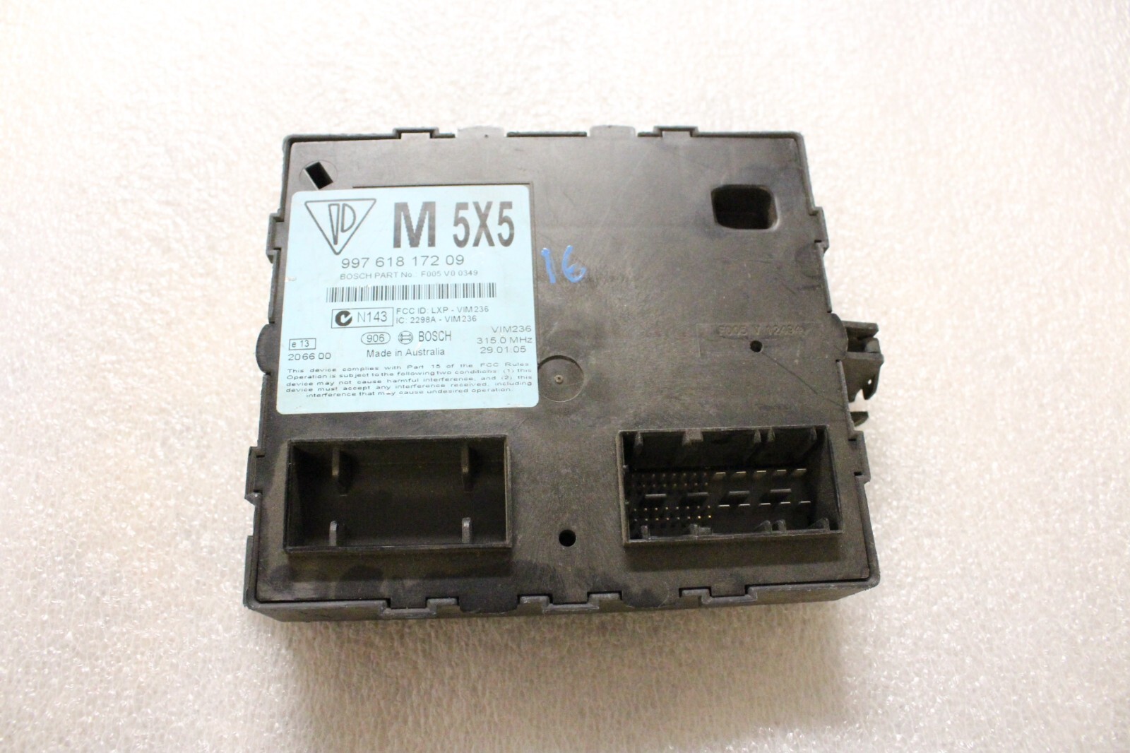 Porsche 997 Carrera 911 987 Anti Theft Ignition Immobilizer