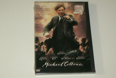 Michael Collins (DVD, 1997 Warner Bros) Liam Neeson-Brand New