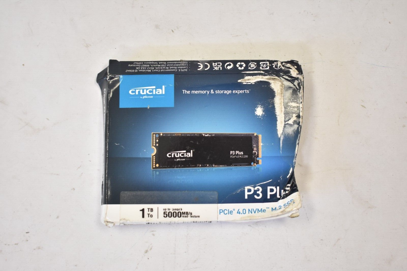 Crucial P3 Plus 1TB PCIe M.2 2280 SSD | CT1000P3PSSD8 