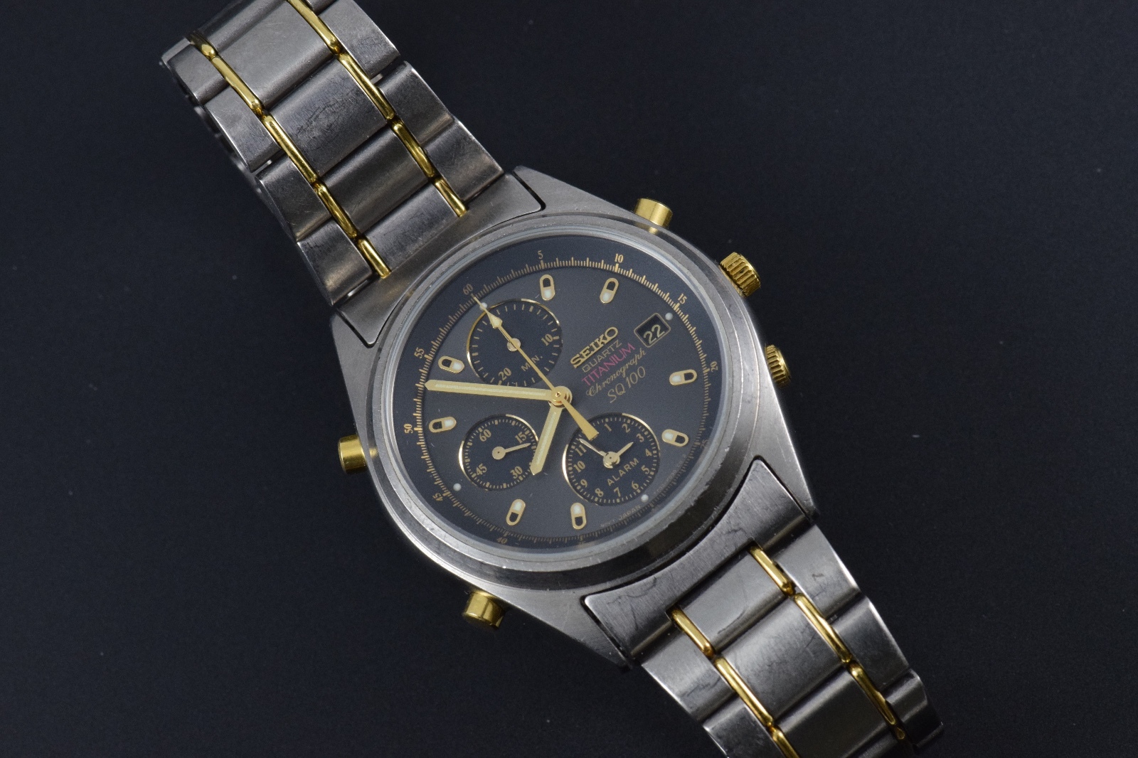 seiko titanium chronograph