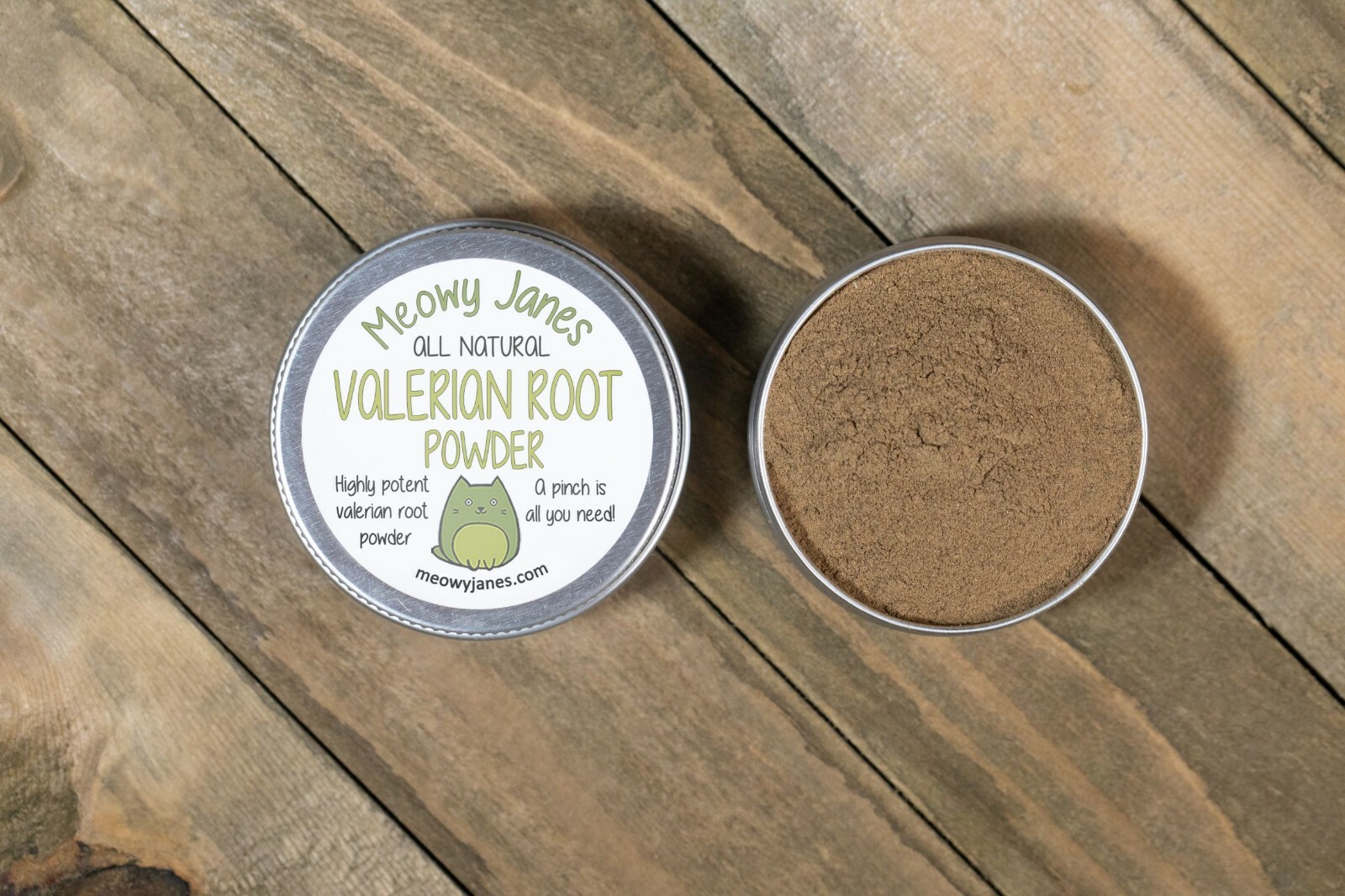 Valerian Root Powder - Meowy Janes - Fine Ground Valerian Root - Cat Toy