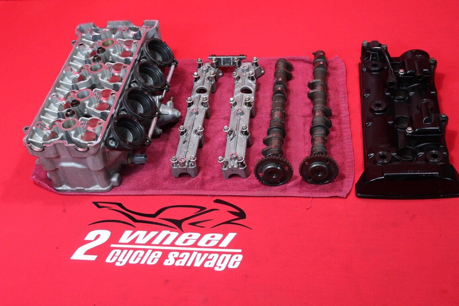 2008 07-08 Suzuki GSXR 1000 GSXR1000 Complete Cylinder Head 2008 07-08 Suzuki GSXR 1000 GSXR1000 Complete Cylinder Head