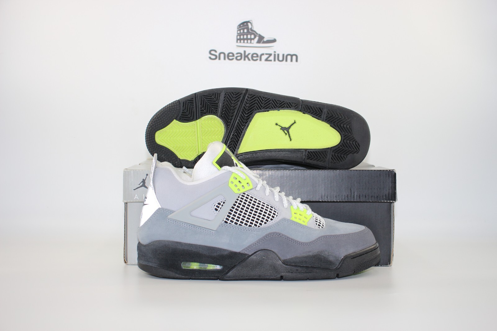 BLUEMEN NIKE AJ4　RETRO　SE　CT5342-007 CT5342-007 Nike Air Jordan 4 Retro SE Neon 95 Cool Grey