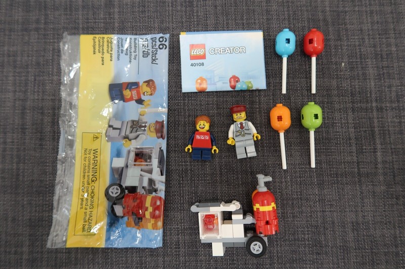Lego 40108 - Vente Ballons - Complet - Sachet
