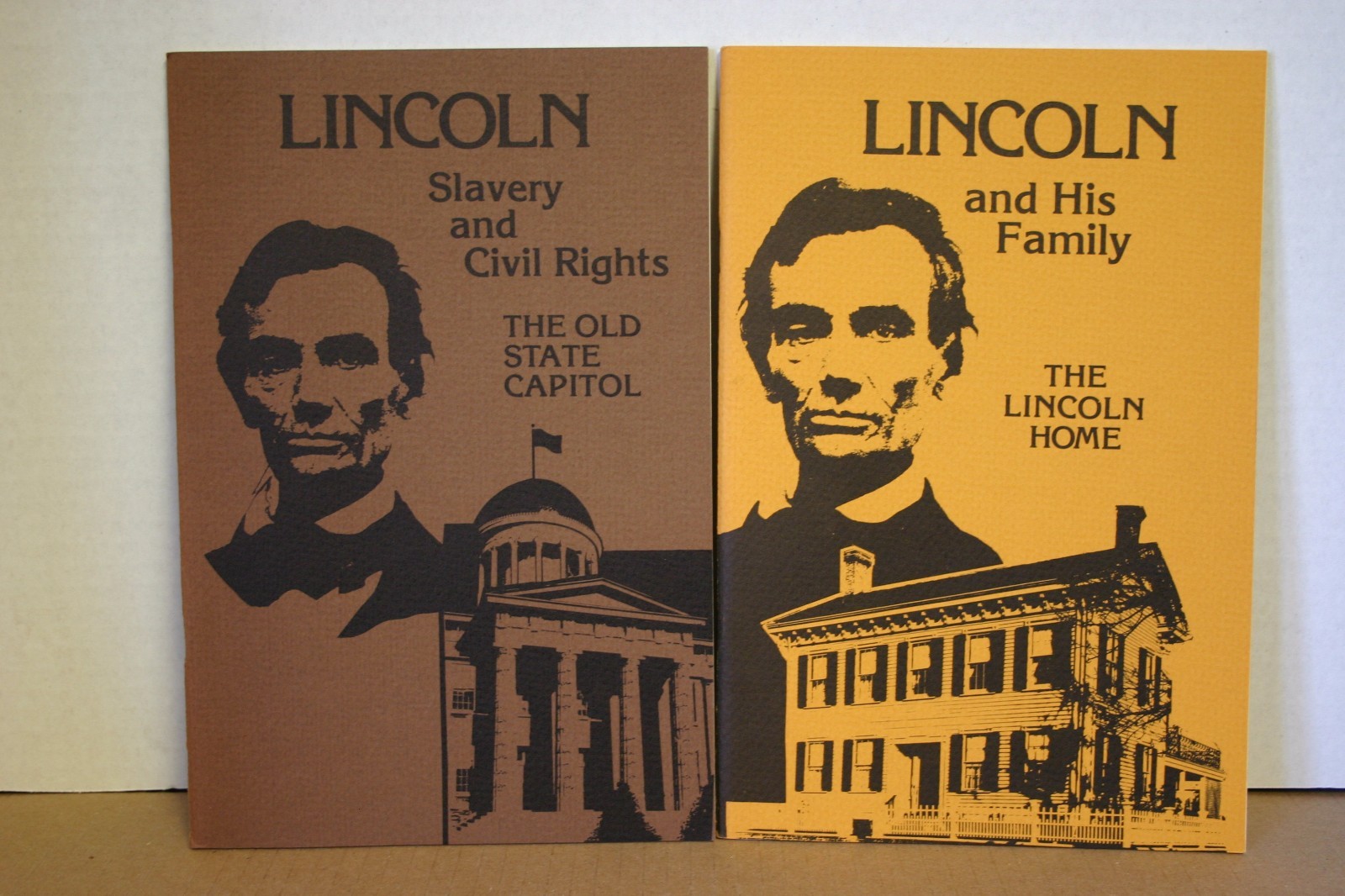 1978 Abraham Lincoln 6 Volume Pamphlets Illinois Museum Box Book Set Plus Extra