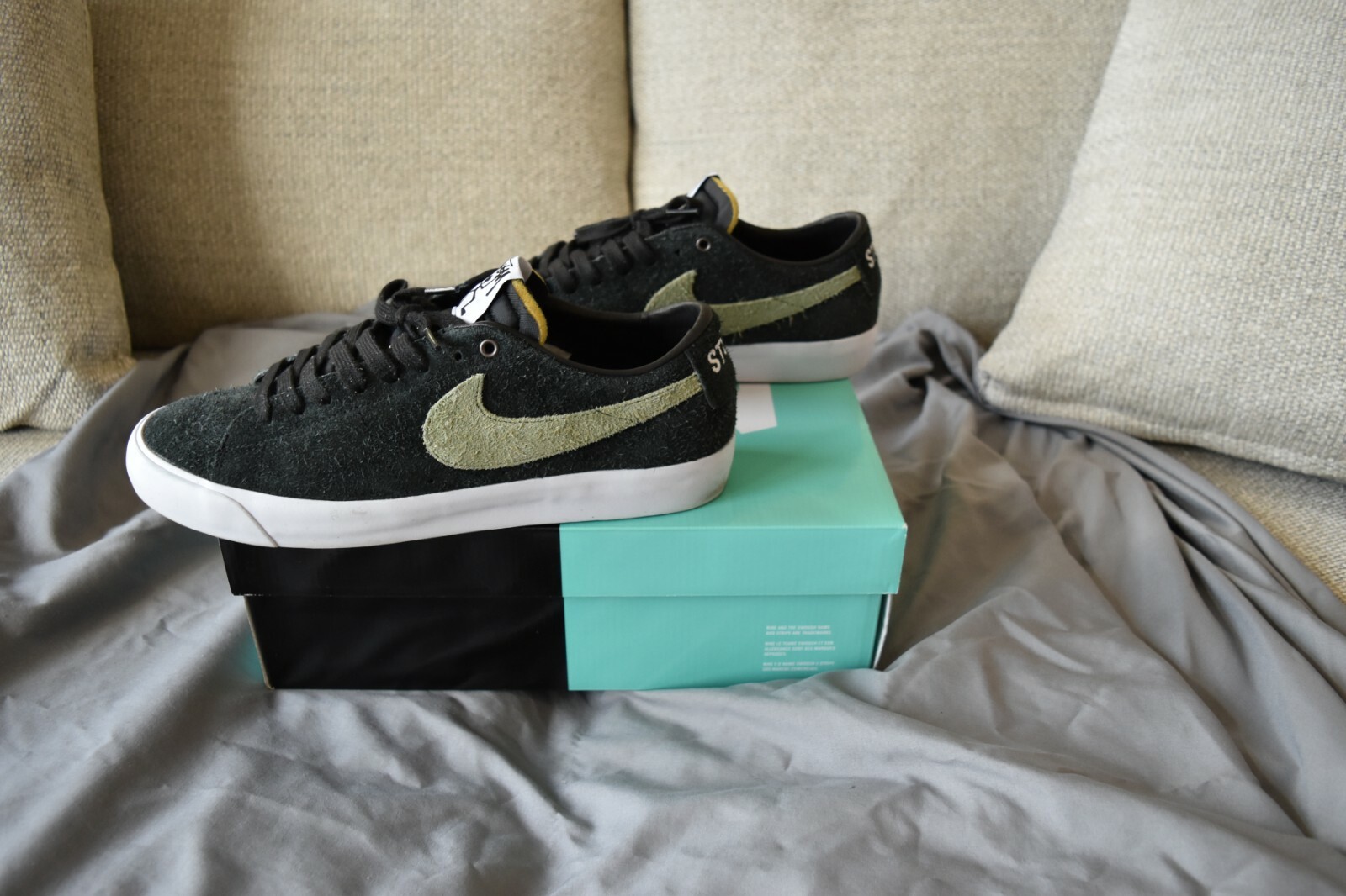 Nike SB Zoom Blazer Low Stussy × Nike SB Nike SB Zoom Blazer Low Stussy x Terps 'Black & Reflect