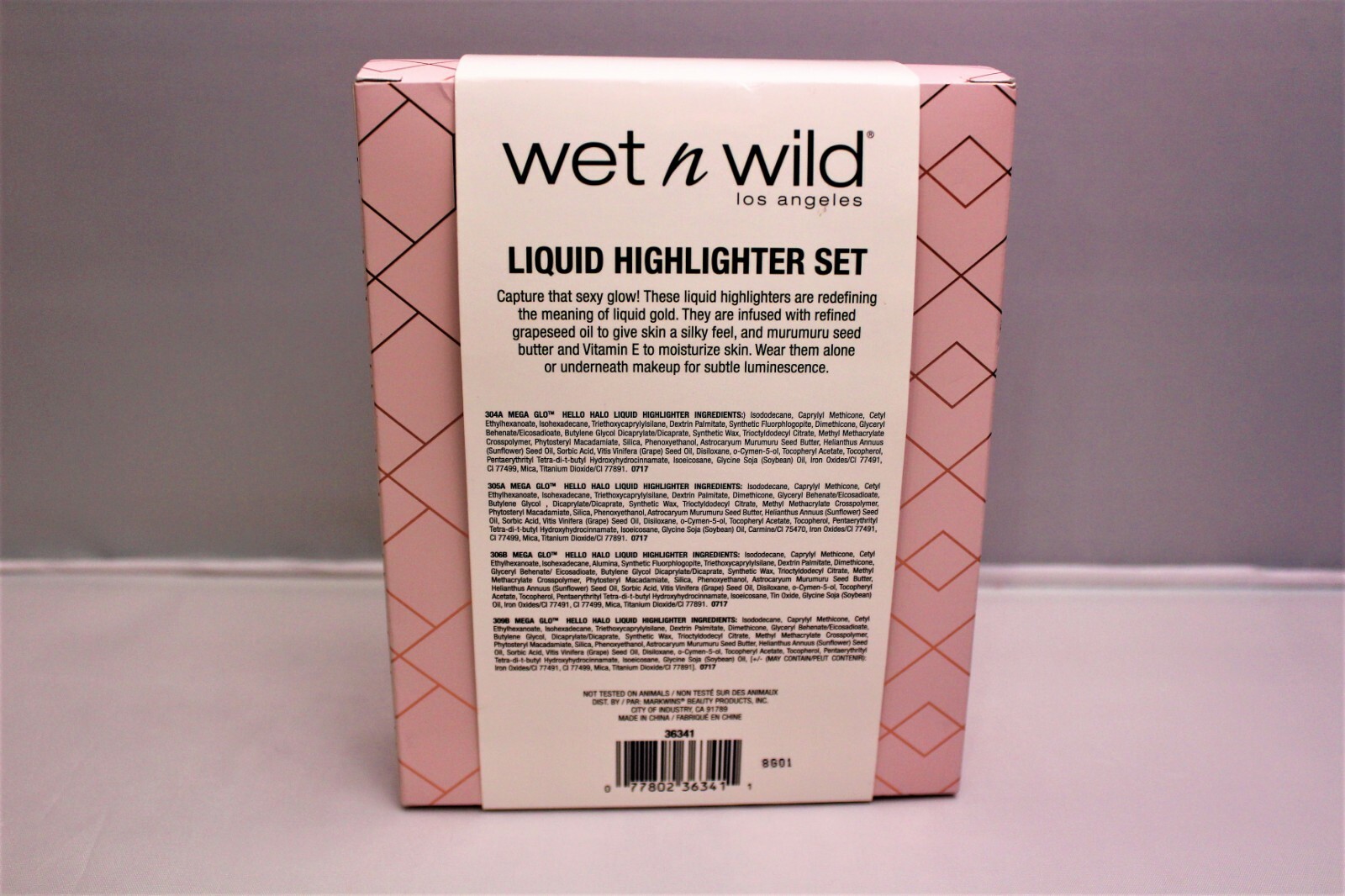 NEW Wet N Wild 4 Mini Liquid Highlighter Set Makeup Beauty