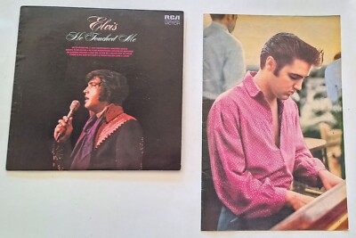 ELVIS PRESLEY  He Touched Me Stereo LP, RCA, 1972,Souvenir Poster Included 