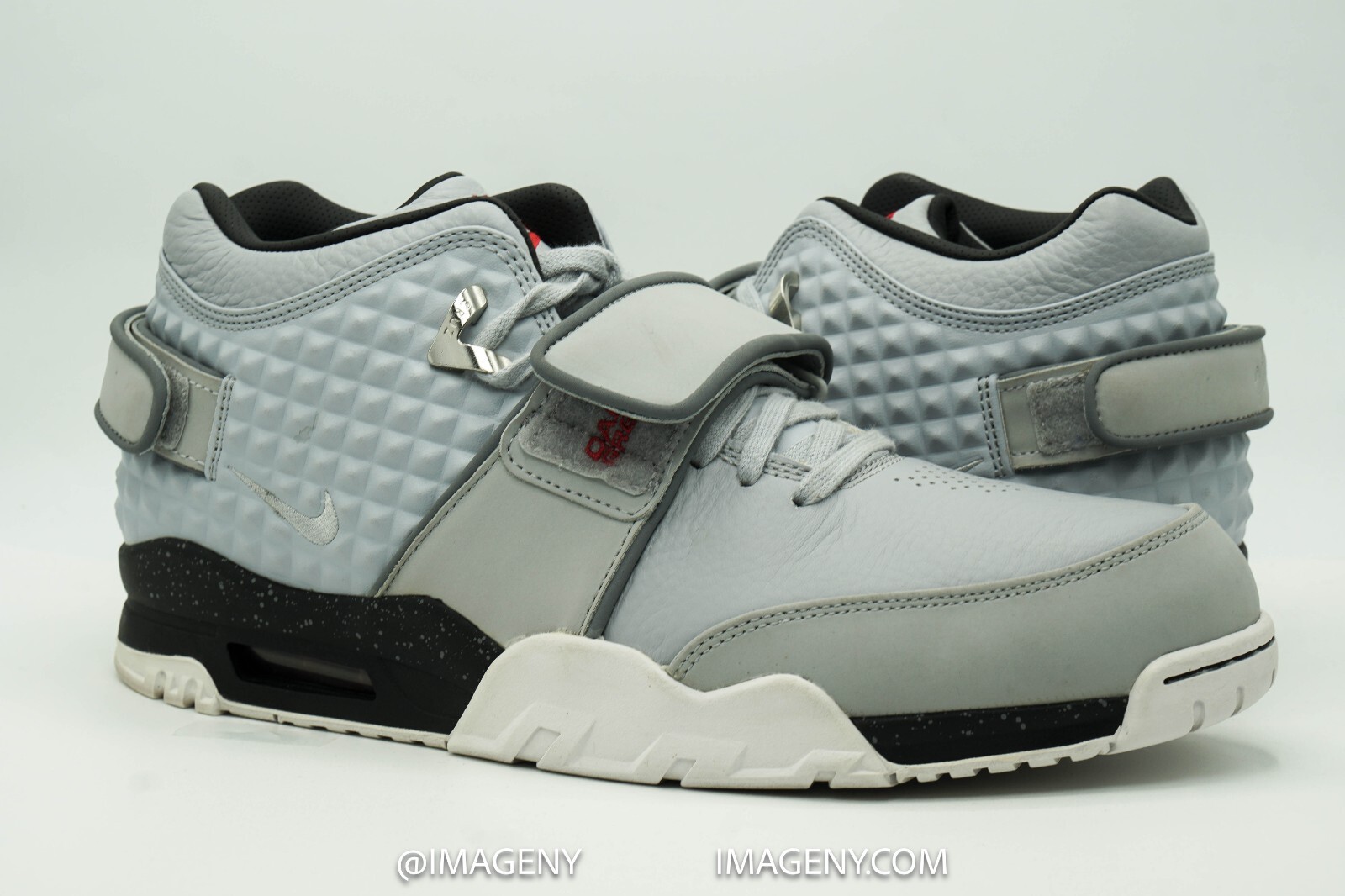 NIKE AIR CRUZ USED SIZE 14 WOLF GREY MULBERRY-BLACK WHITE