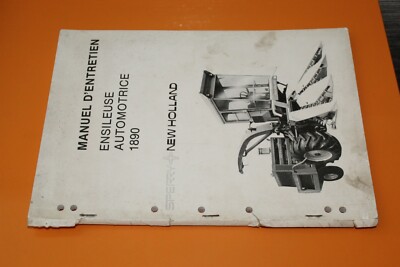 (226Bter) Manuel d'entretien NEW HOLLAND Ensileuse automotrice 1890