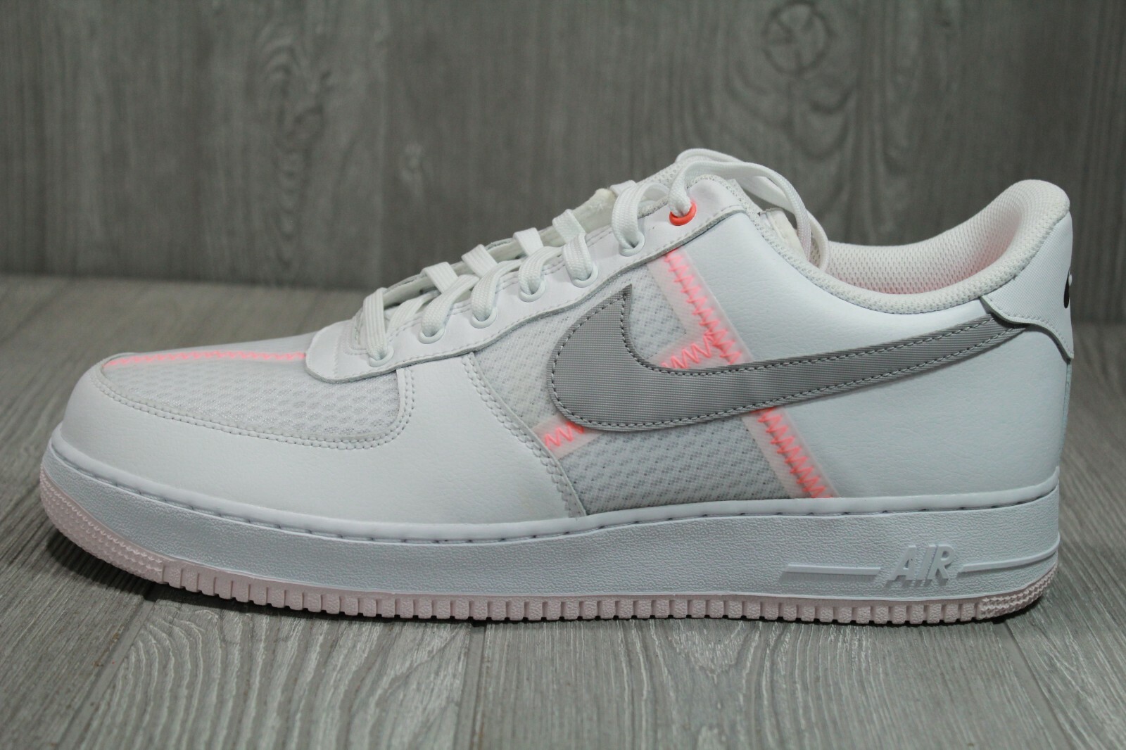 air force 1 low transparent white grey