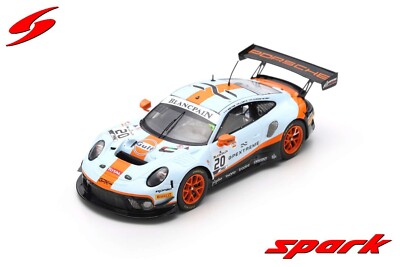 Spark 1/43 Porsche 911 GT3 R #20 GPX Racing Gulf Winner 24H Spa 2019 Resin