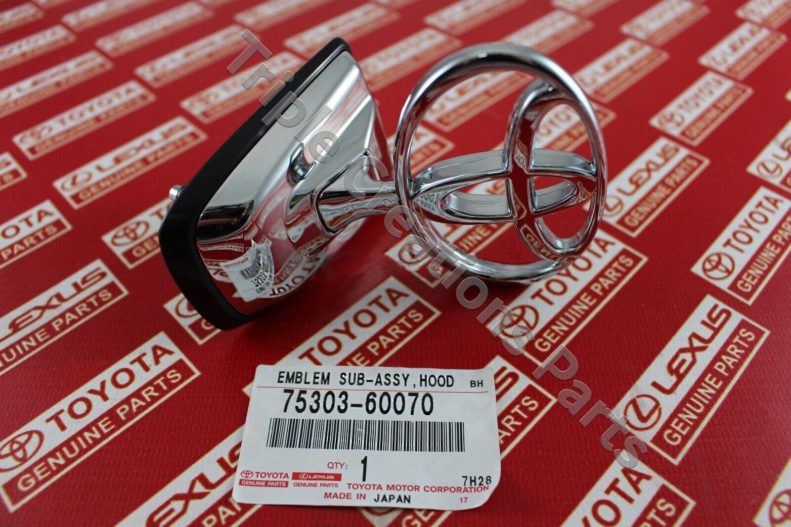 7530360070 GENUINE Toyota J100 LAND CRUISER 1998-2007 Front