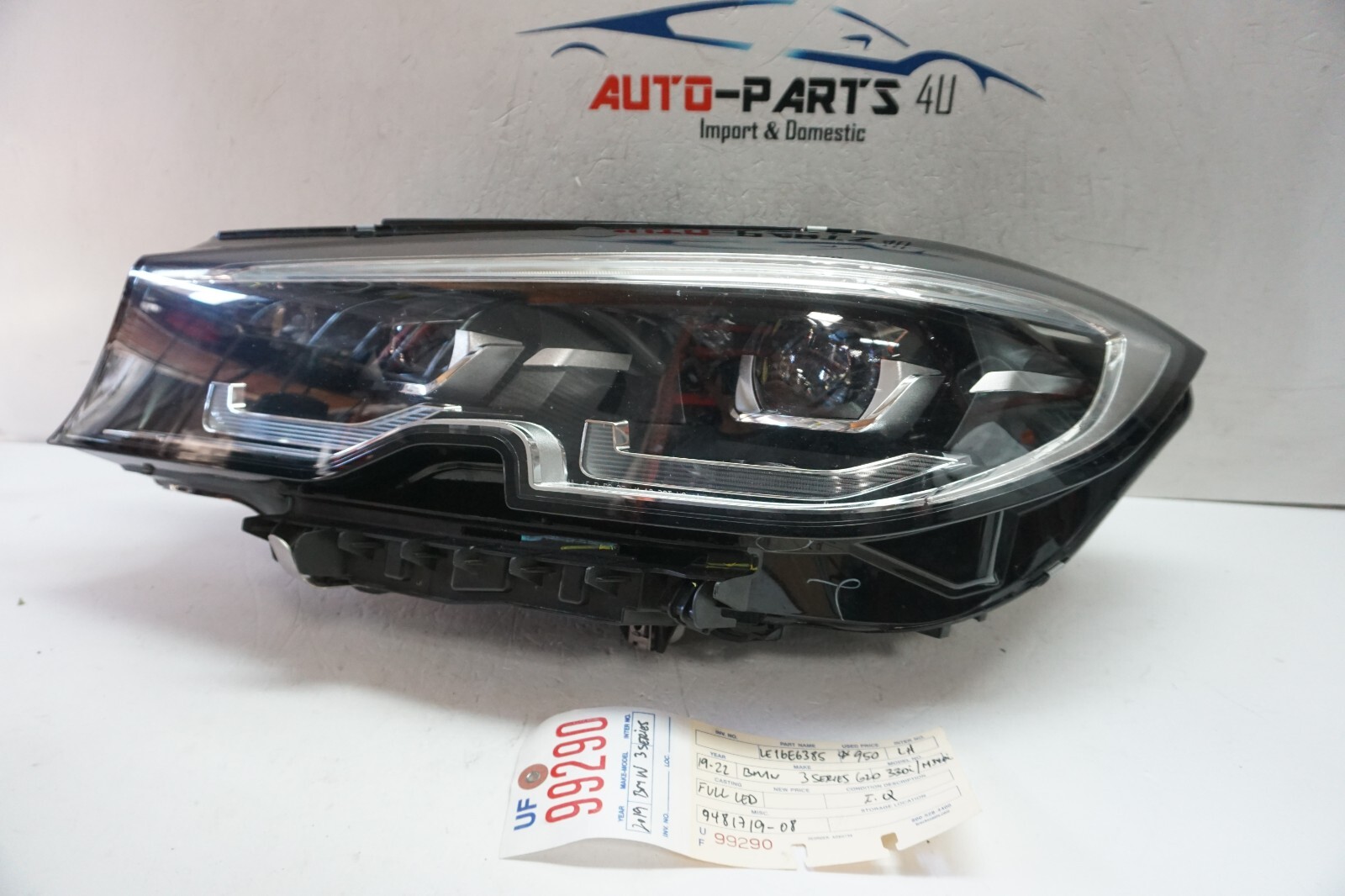2019 2022 BMW 3 SERIES G20 330i LEFT FULL LED ADAPTIVE