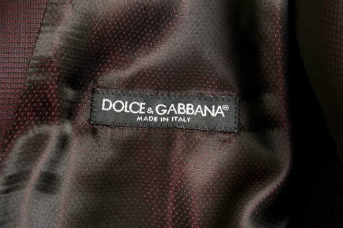 Pre-owned Dolce & Gabbana Men's Multi-color Silk Wool Plaid Three Piece Suit Us 44r It 54r In Purple/black