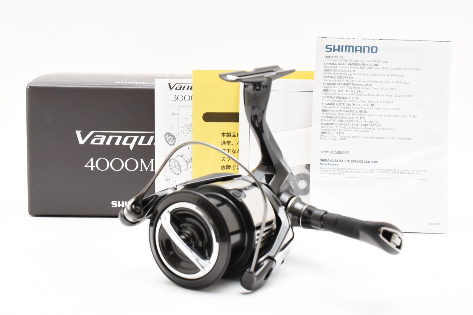 O O M2806　23Vanquish4000MHG Shimano 23 Vanquish 4000MHG Spinning Reel Near Mint From