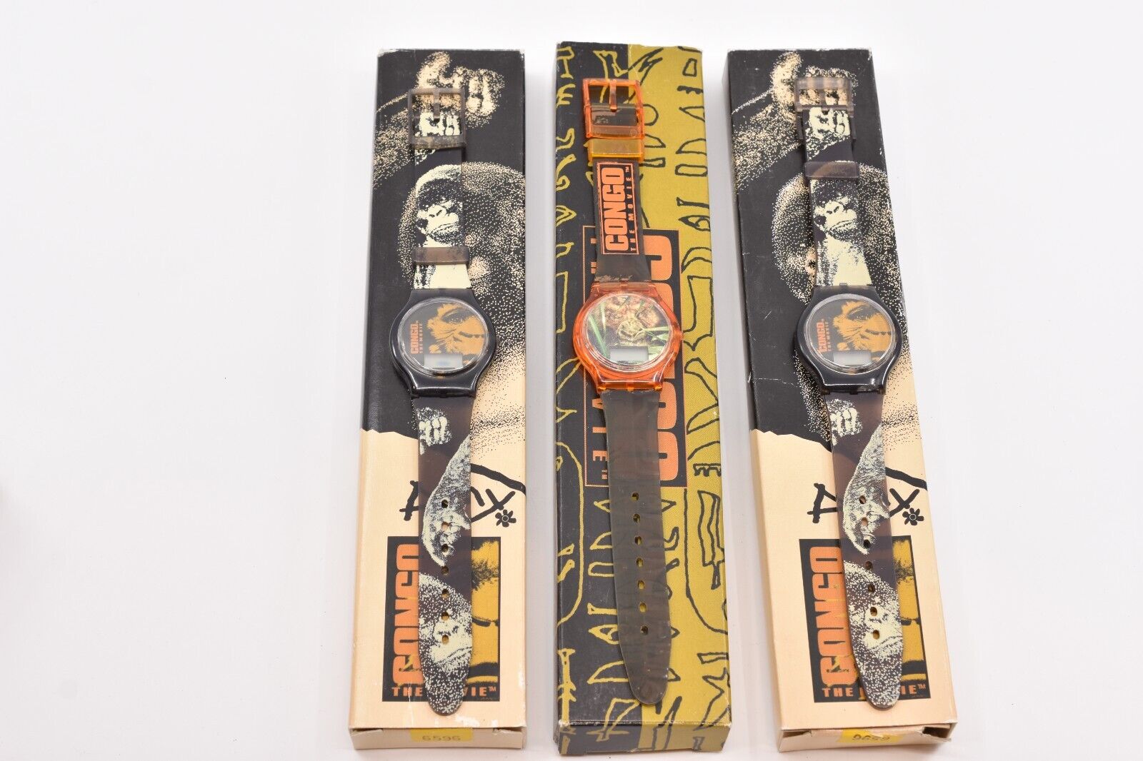 Lot of 3 Vintage 1995 Burger King Congo The Movie Digital Lot of 3 Vintage 1995 Burger King Congo The Movie Digital