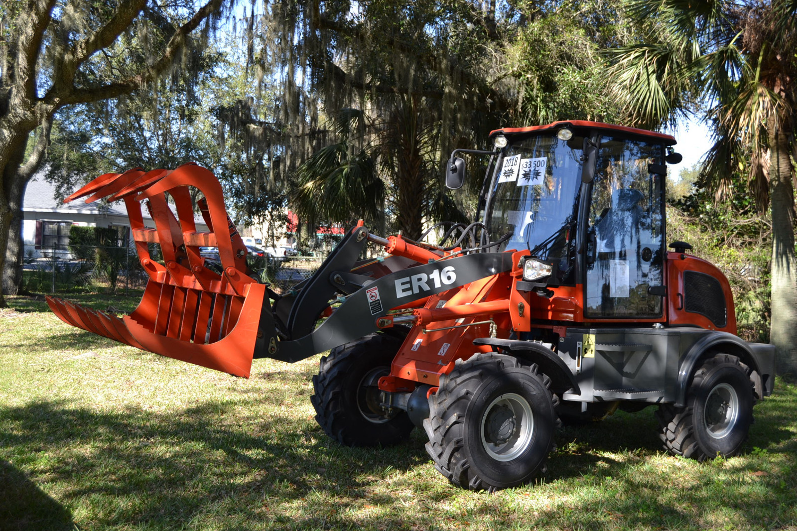 2018 Benelux-Everun Turbo Diesel Enclosed Cab 4x4 Tractor Loader Heated AC