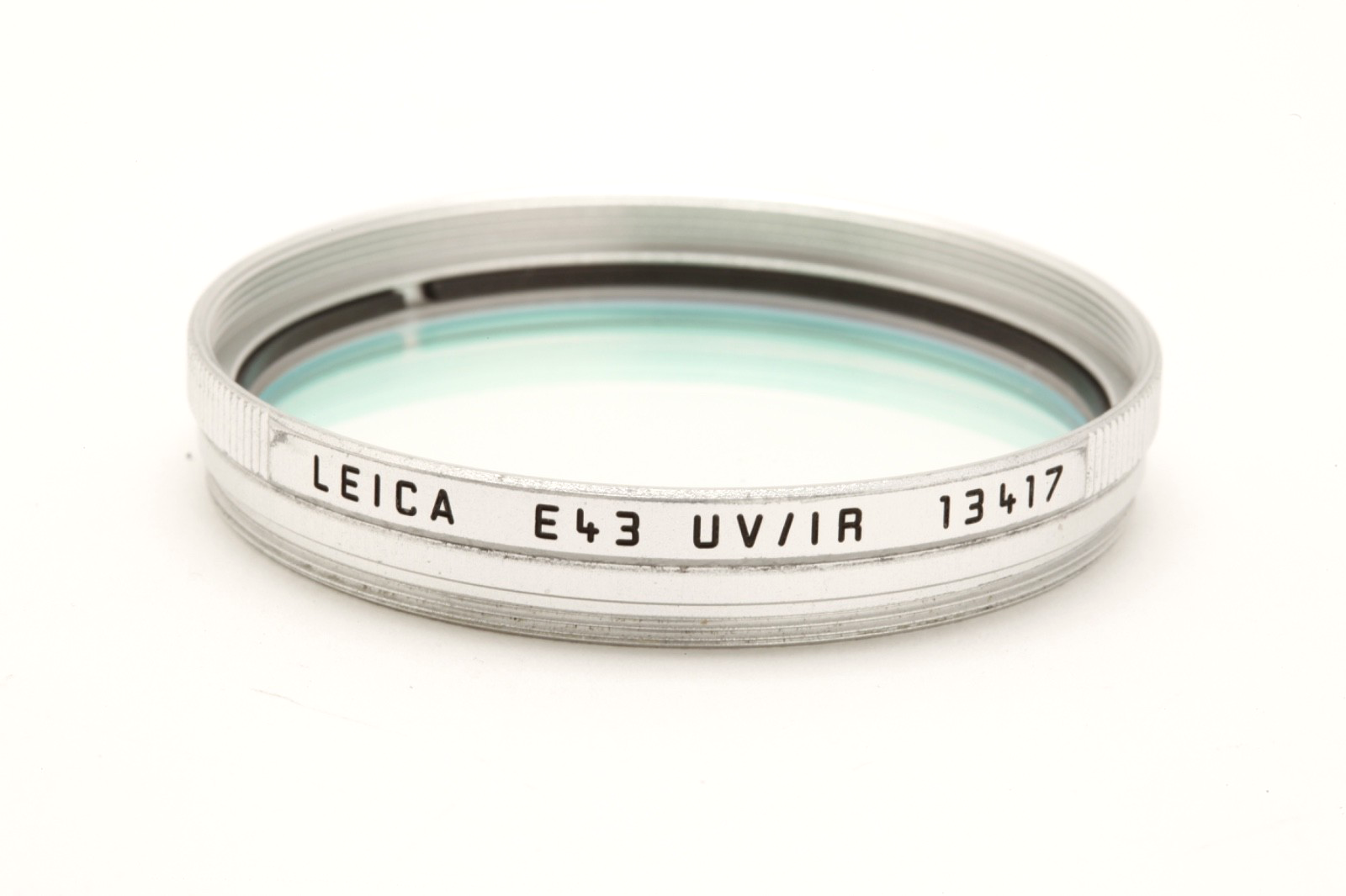 Leica E43 UV/IR 13417 フィルター  M8 M8.2 Leica E43 UV/IR Chrome Filter Cat# 13417 New / Free shipping
