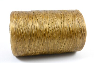 Kulay Natural Artificial Sinew Waxed Flat Polyester Thread, Sinue, 300 yards