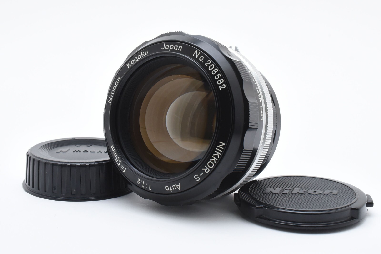 Nikon ニコン NIKKOR-S Auto 55mm f/1.2 Nikon Nikkor-S Auto 55mm f/1.2 Non Ai MF Standard Lens [ N