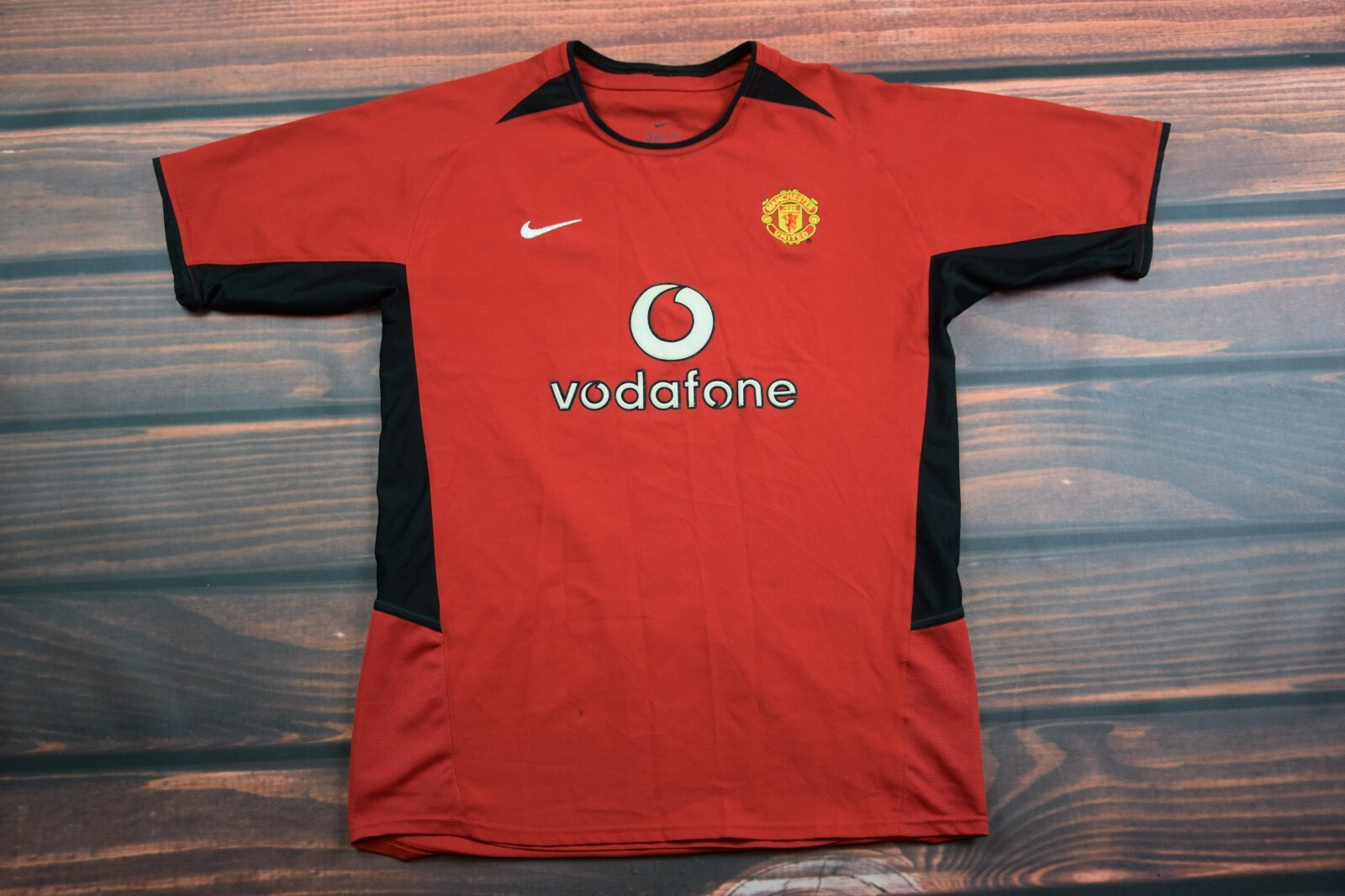 nike shirt manchester jersey vodafone kit red XL US 18/20 nike shirt manchester jersey vodafone kit red XL US 18/20