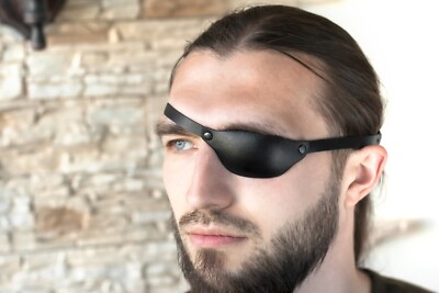 Leather Eye Patch, Small Eye Patch, Slim Eye Patch, Eyepatch, Eye Mask