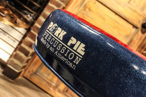 Pork Pie Big Boy Blue/Red Crush Drum Throne - New!