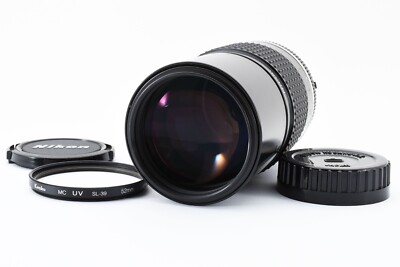 Nikon Ai-s AIS Nikkor 200mm F/4 Telephoto Lens [Near MINT] w/ Filter From JAPAN