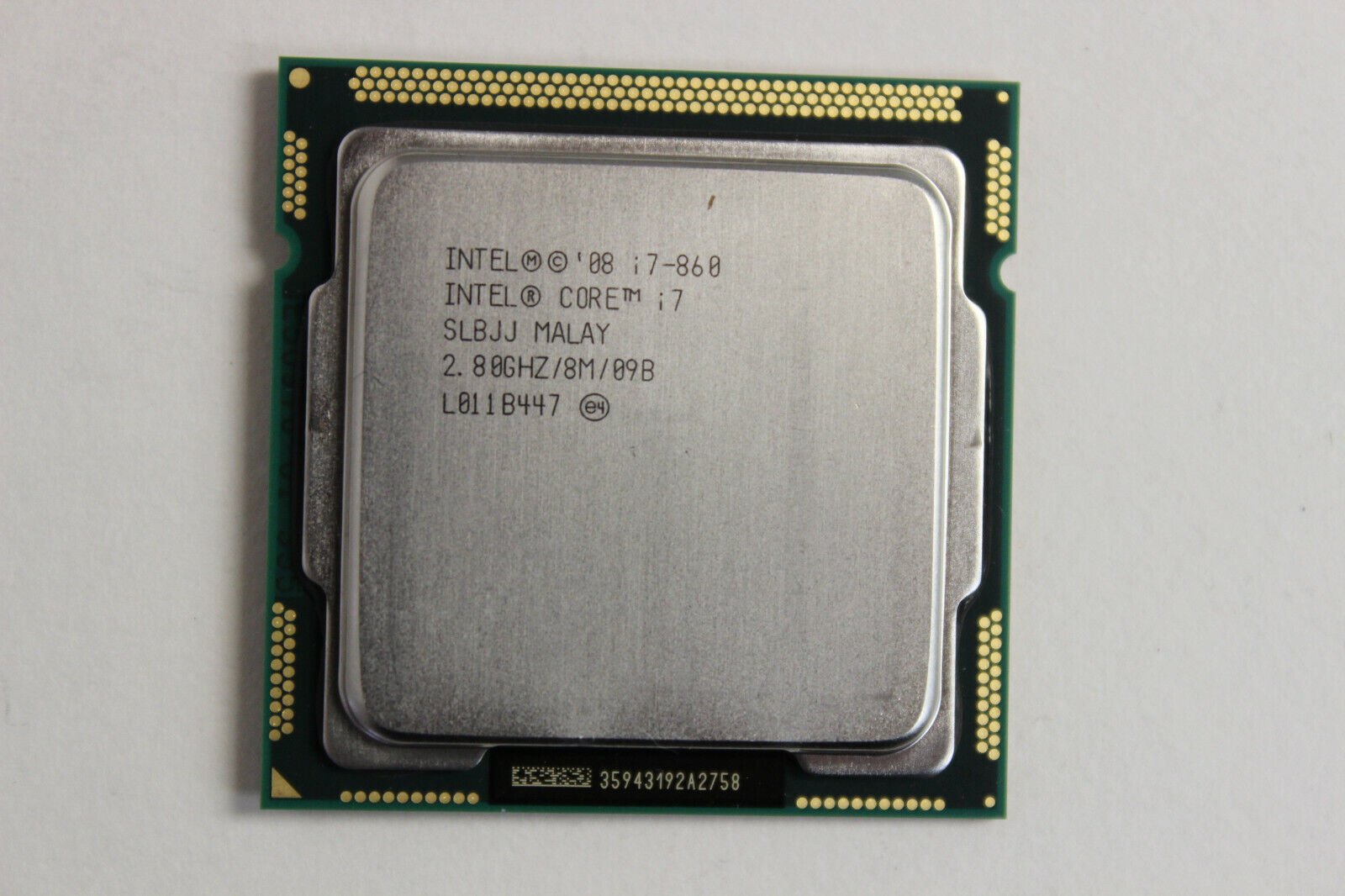 INTEL CORE I7-860 SLBJJ 2.8GHZ CPU PROCESSOR | eBay INTEL CORE I7-860 SLBJJ 2.8GHZ CPU PROCESSOR | eBay