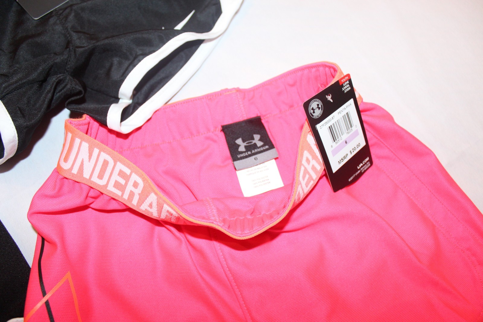 ** New ** Nike & Under Armour Girl's dry-fit shorts New with tags