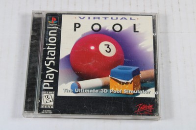 Virtual Pool (Sony Playstation 1, PS1) Authentic, Complete, Tested/works great