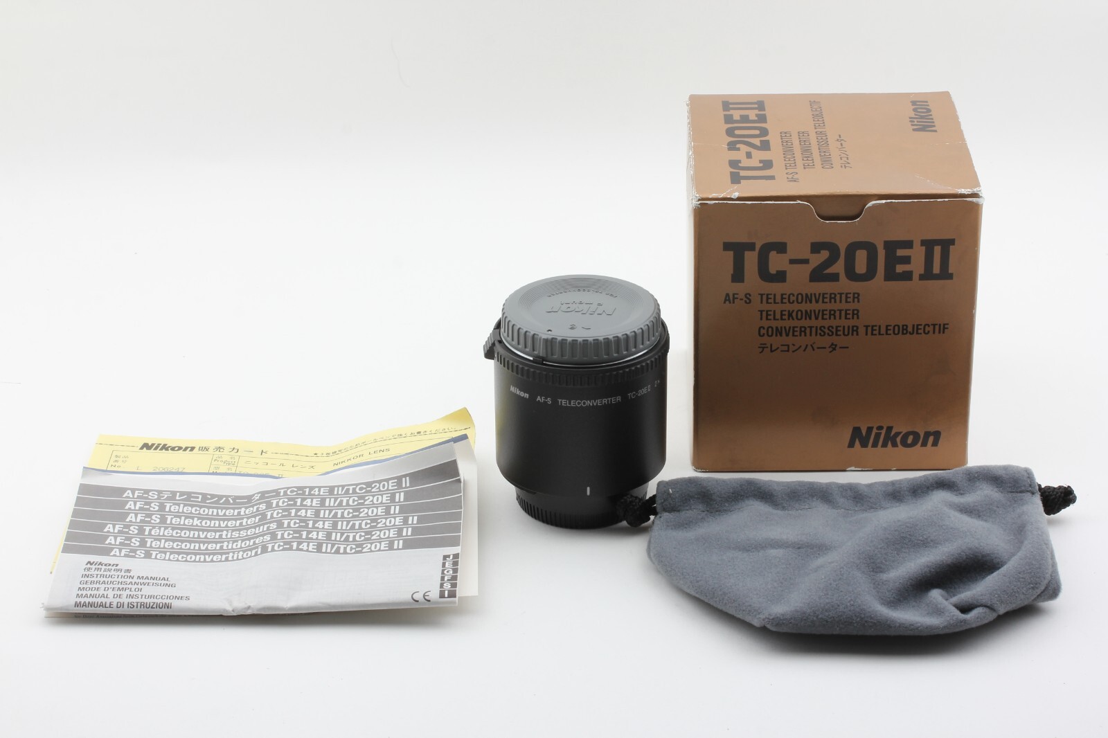 Nikon - Nikon TC-20E Ⅱ ニコン Amazon.com : Nikon TC-20E II (2.0x) Teleconverter AF-S for